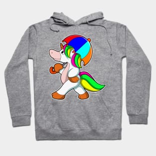 Unicorn with colorful Umbrella Hoodie